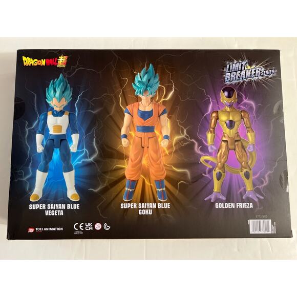 Dragon Ball Limit Breaker Series Vegeta, Goku, Golden Frieza NEW - Picture 9 of 12